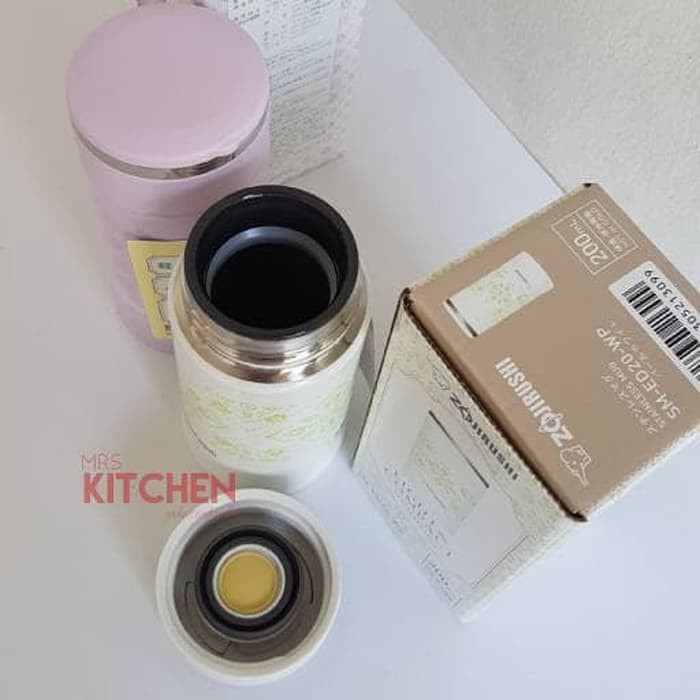Ready Stok ZOJIRUSHI STAINLESS STEEL TRAVEL MUG THERMOS TERMOS 200ML   SMED20