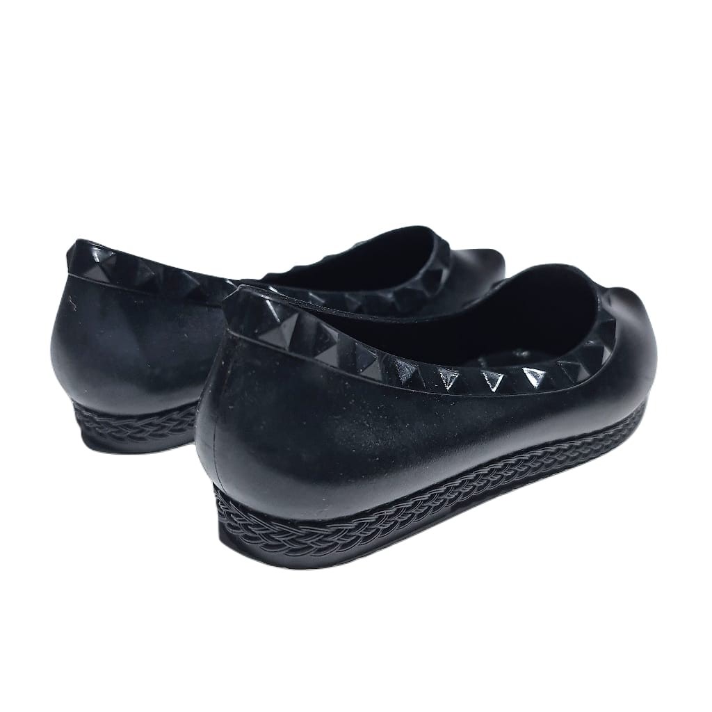 jelly shoes barabara sepatu wanita stud karet import bara bara cewek BBF711SVHTB