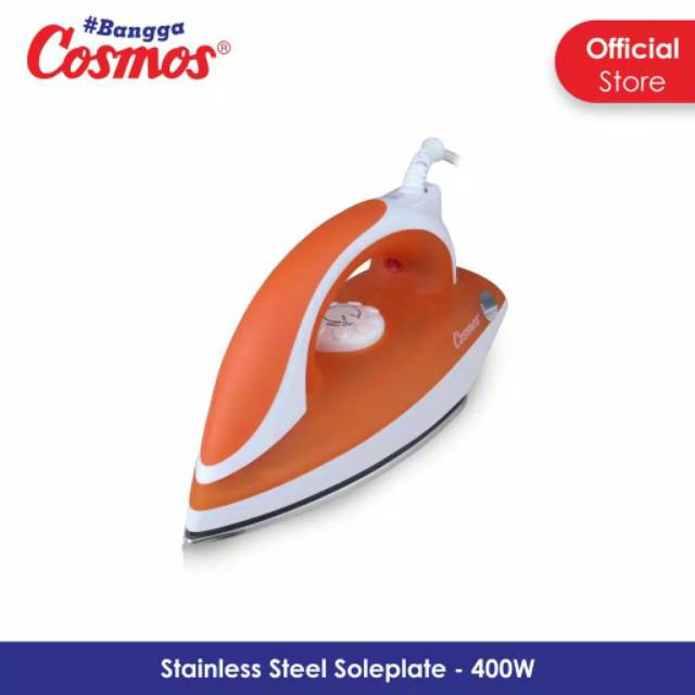 COSMOS Setrika Orange 400Watt Alas Stainless CIS418