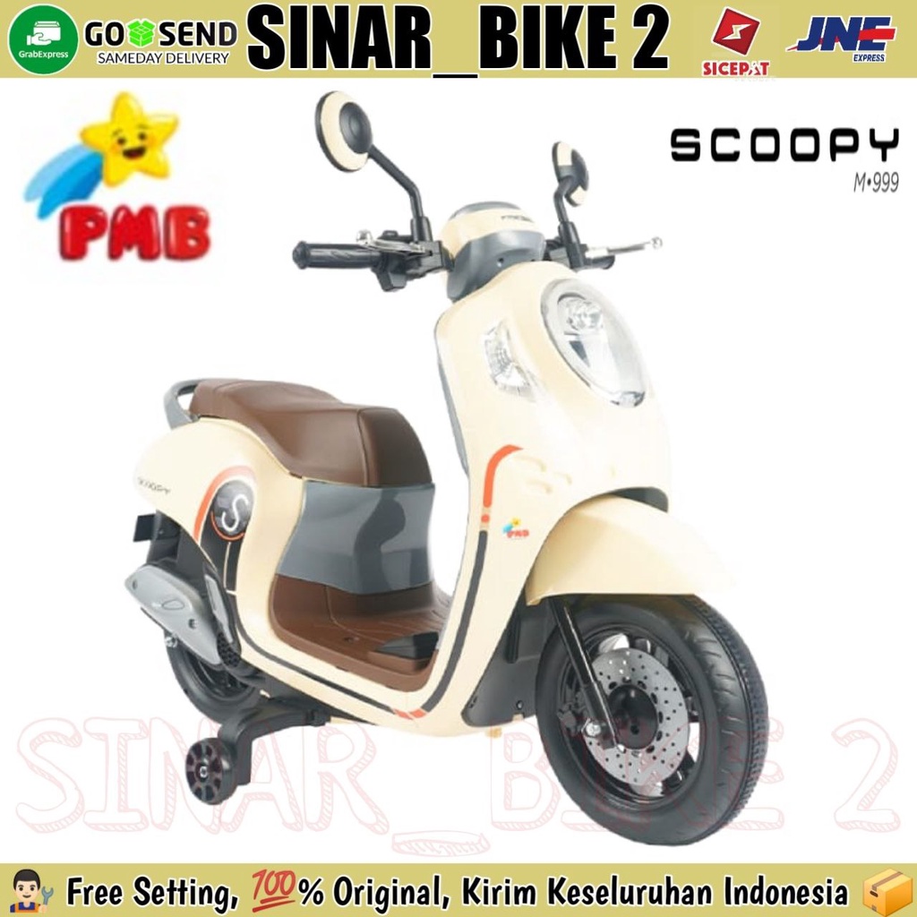 Motor Aki PMB HONDA SCOOPY M 999 Mainan Anak M999 M-999