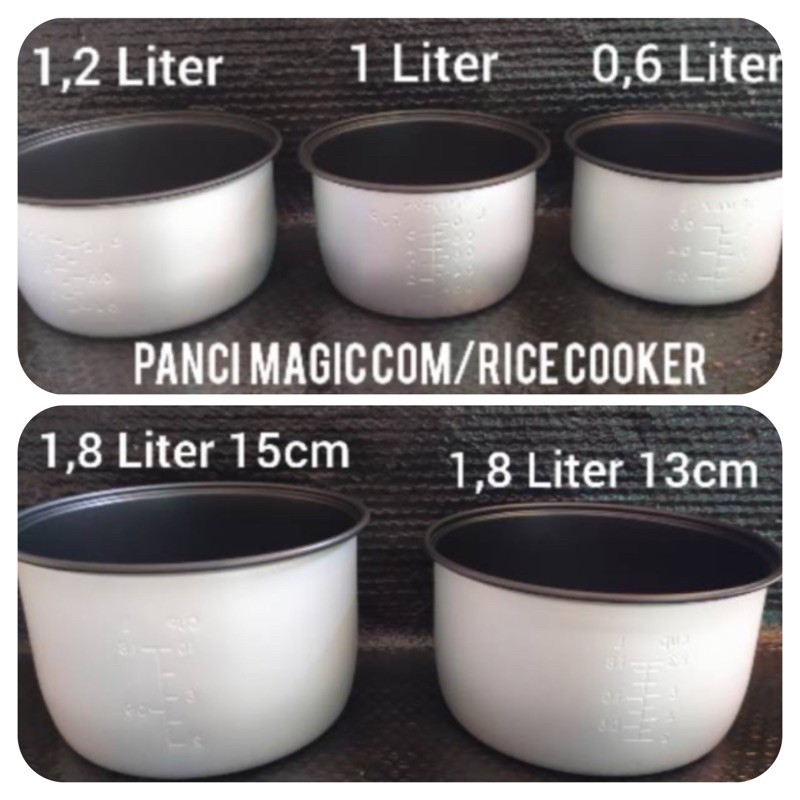 PANCI RICE COOKER MIYAKO 0,6/1,2/1,8L panci magic com miyako panci penanak nasi miyako