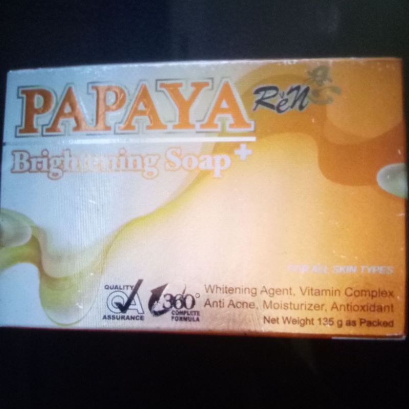 Pepaya Ren Brightening soap 135g