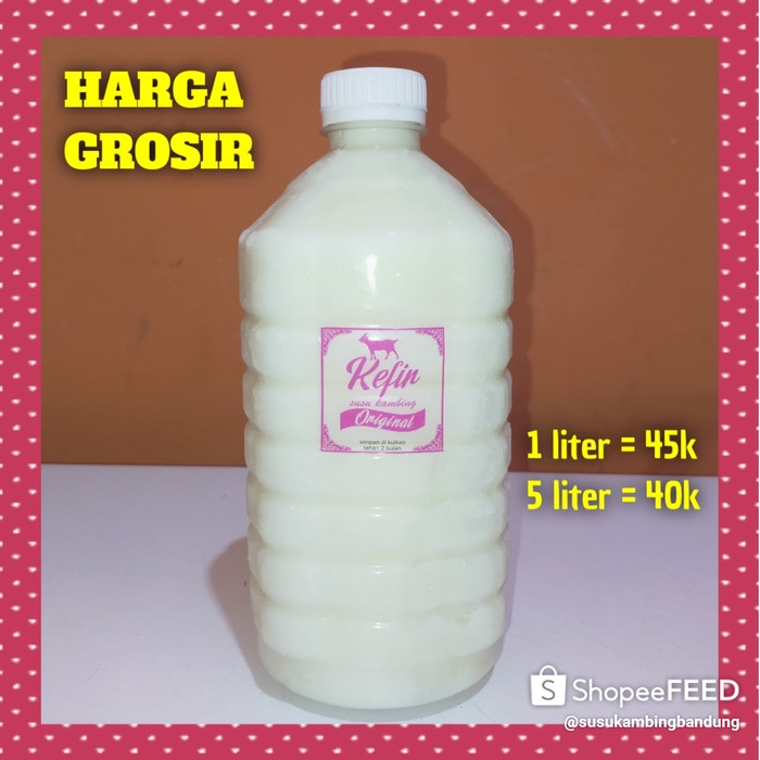 

(BISA COD) kefir susu kambing optima - kefir susu kambing - kefir bandung