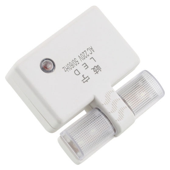 Lampu Tidur Sensor Cahaya Malam Otomatis - White