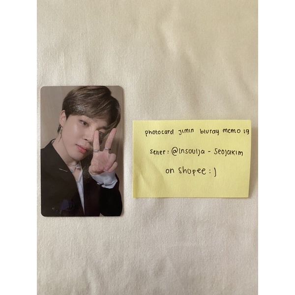 photocard jimin memories 2019 bluray [BOOKED]