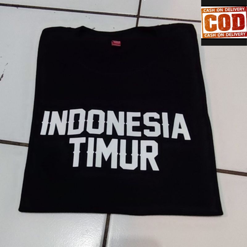 (BISA COD) BAJU KAOS DISTRO TSHIRT Indonesia Timur H&H TwinShop