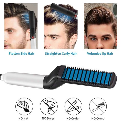 New Hair &amp; Beard Straightener for Men Catok Sisir Styling Pelurus Rambut dan Jenggot Pria