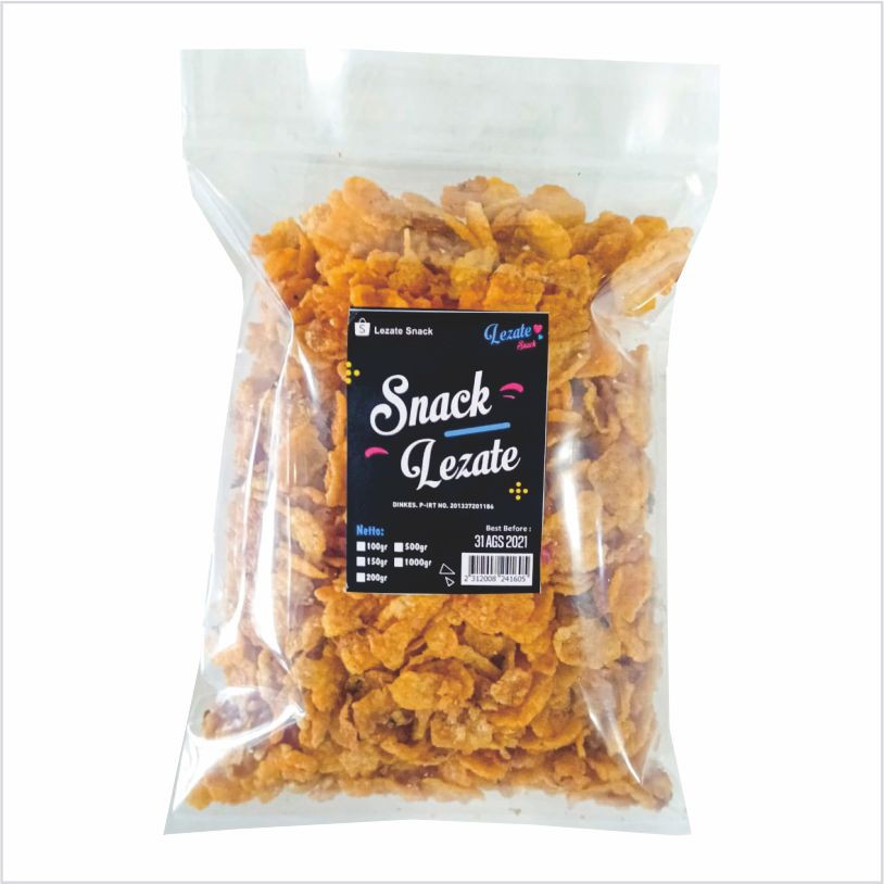 

Emping Jagung 200gr / Rasa Pedas Manis / Jagung Geprek / Lezate Snack / Camilan Murah / Emping
