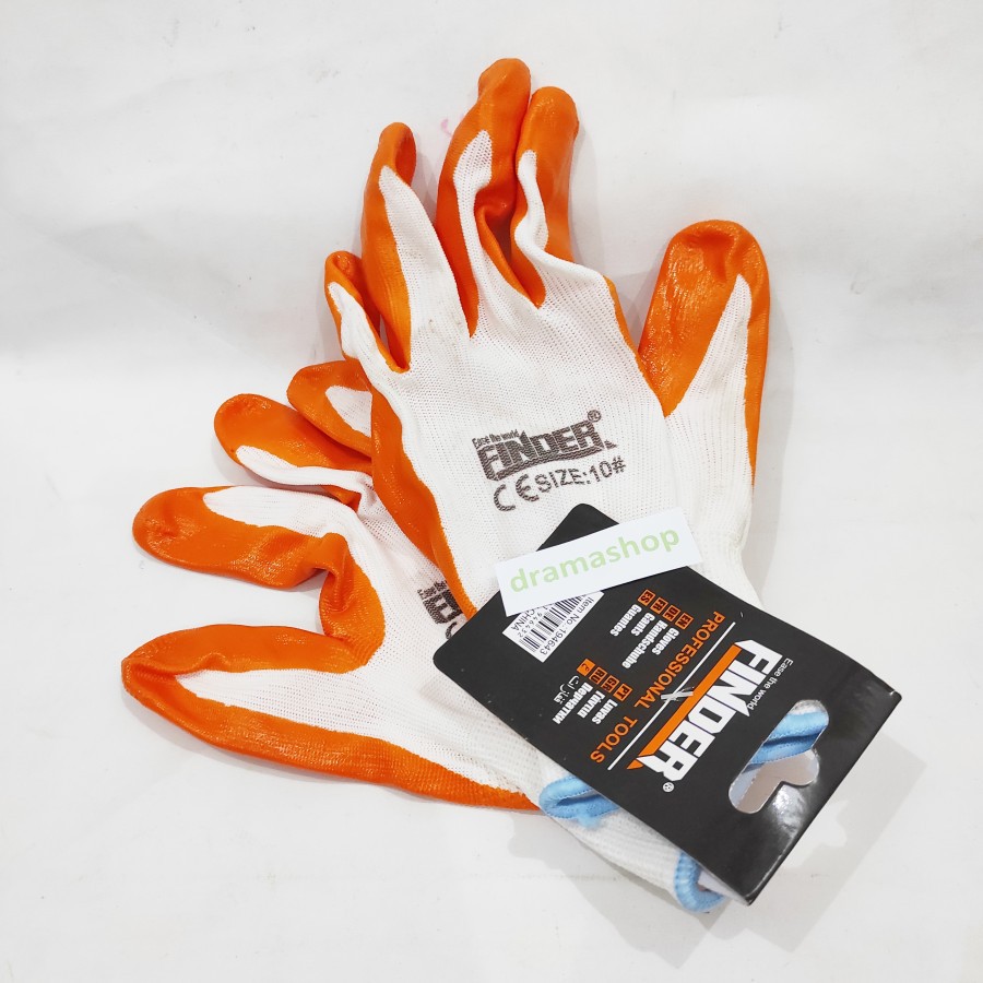 Sarung Tangan Kerja Tukang Working Glove Tapak Karet Finder