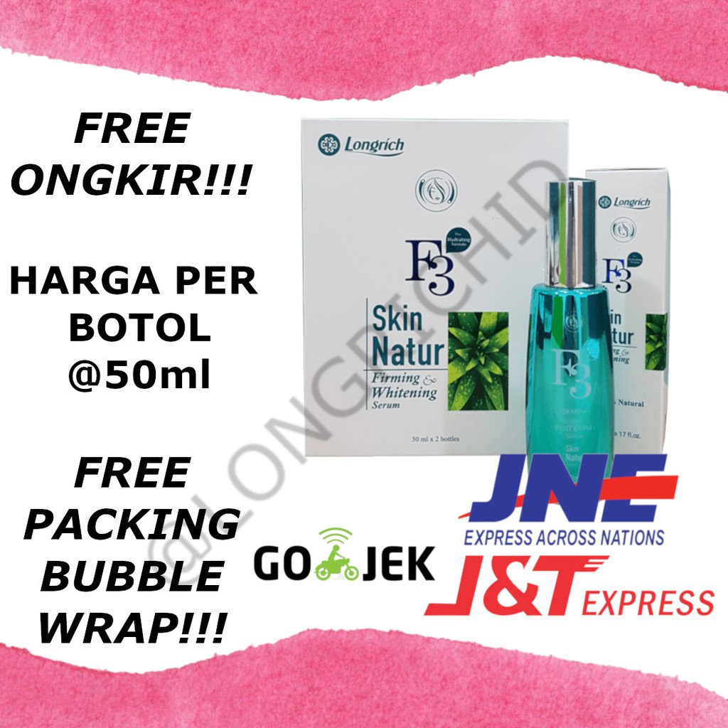 Longrich F3 Skin Natur Firming & Whitening Serum (1 Botol/50ml)