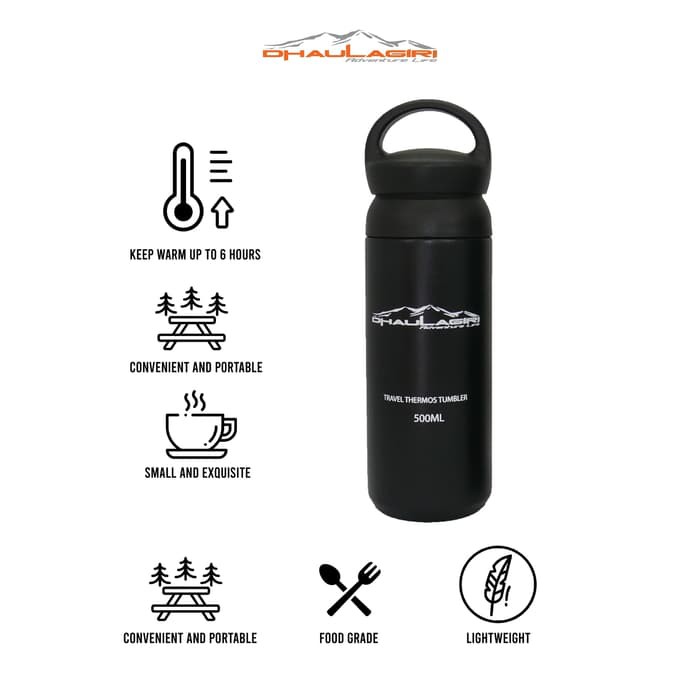 Tumbler Thermos 500ML Dhaulagiri Portable Outdoor Travel Bottle