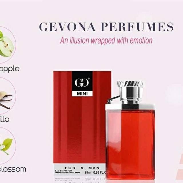 Promo Parfum DUNHILL RED Parfume Mini Collection By GEVONA 25ml Original