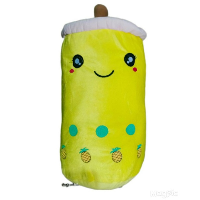 BONEKA/ BANTAL BOBA JUMBO KAIN VELBOA MOTIF BORDIR (BUKAN SABLON)