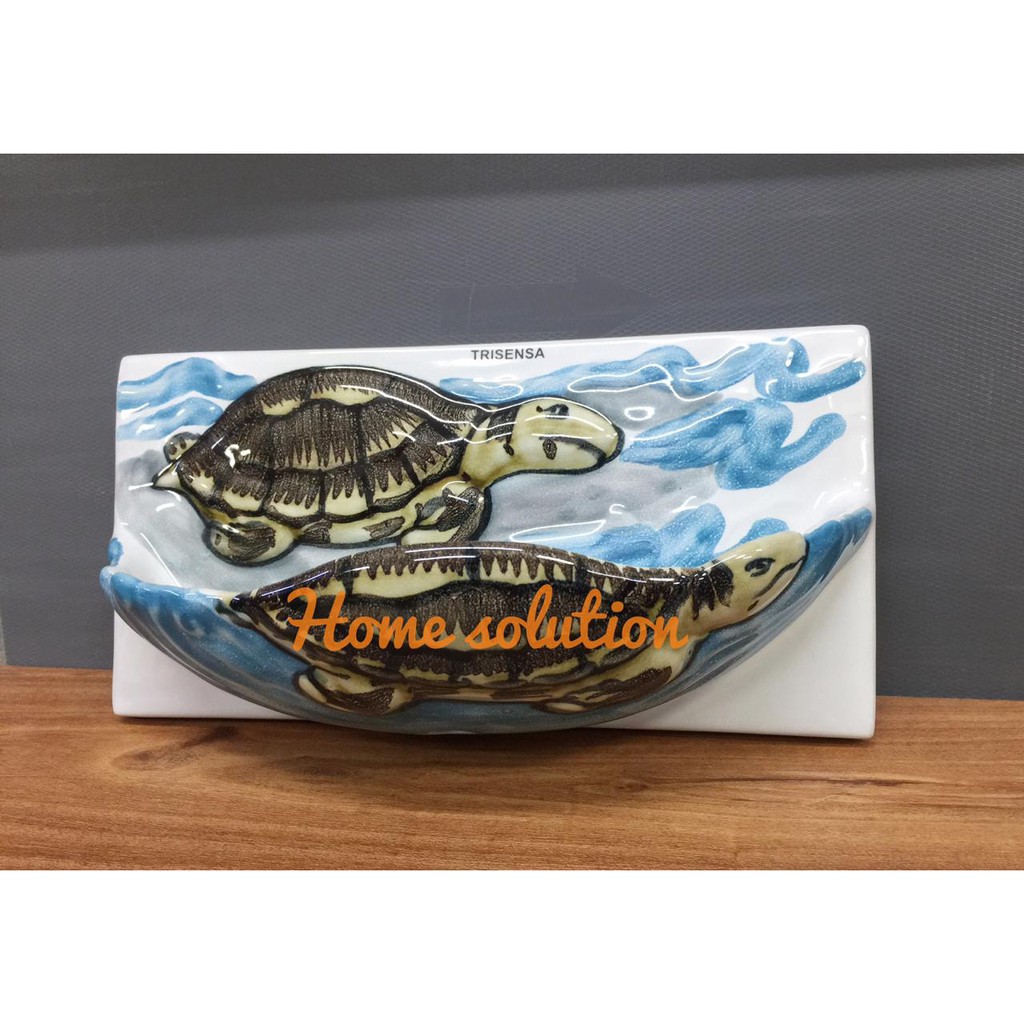 Tempat Sabun Keramik KURA KURA / Tempat Sabun Keramik Tempel Tanam Tembok TRISENSA