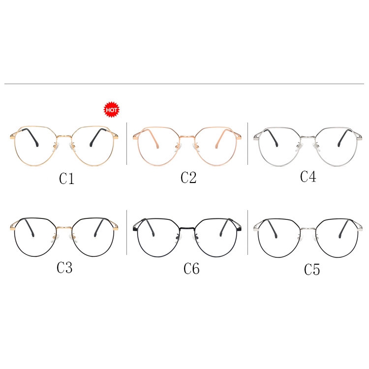 (YUZHU) Kacamata Anti Radiasi Gaya Korea Ulzzang Untuk Pria / Wanita