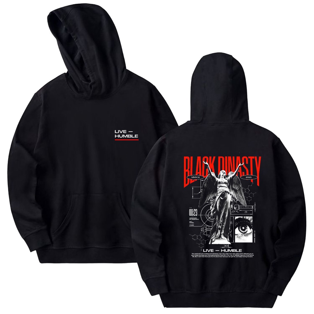 Black Dinasty Hoodie - Hoodie Pria dan Wanita