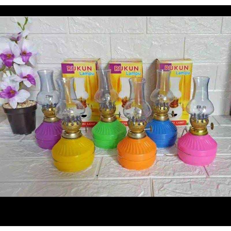 Lampu teplok baterai /ublik led//lampu jadul/EMERGENCY lamp*