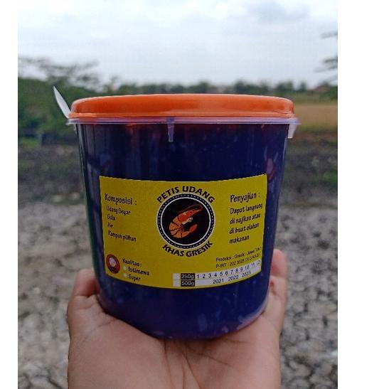 

[PRODUK IAE9A] (Berat bersih 500gr) Petis udang khas Gresik kemasan 500 gram-bumbu petis-sambal petis DPJ