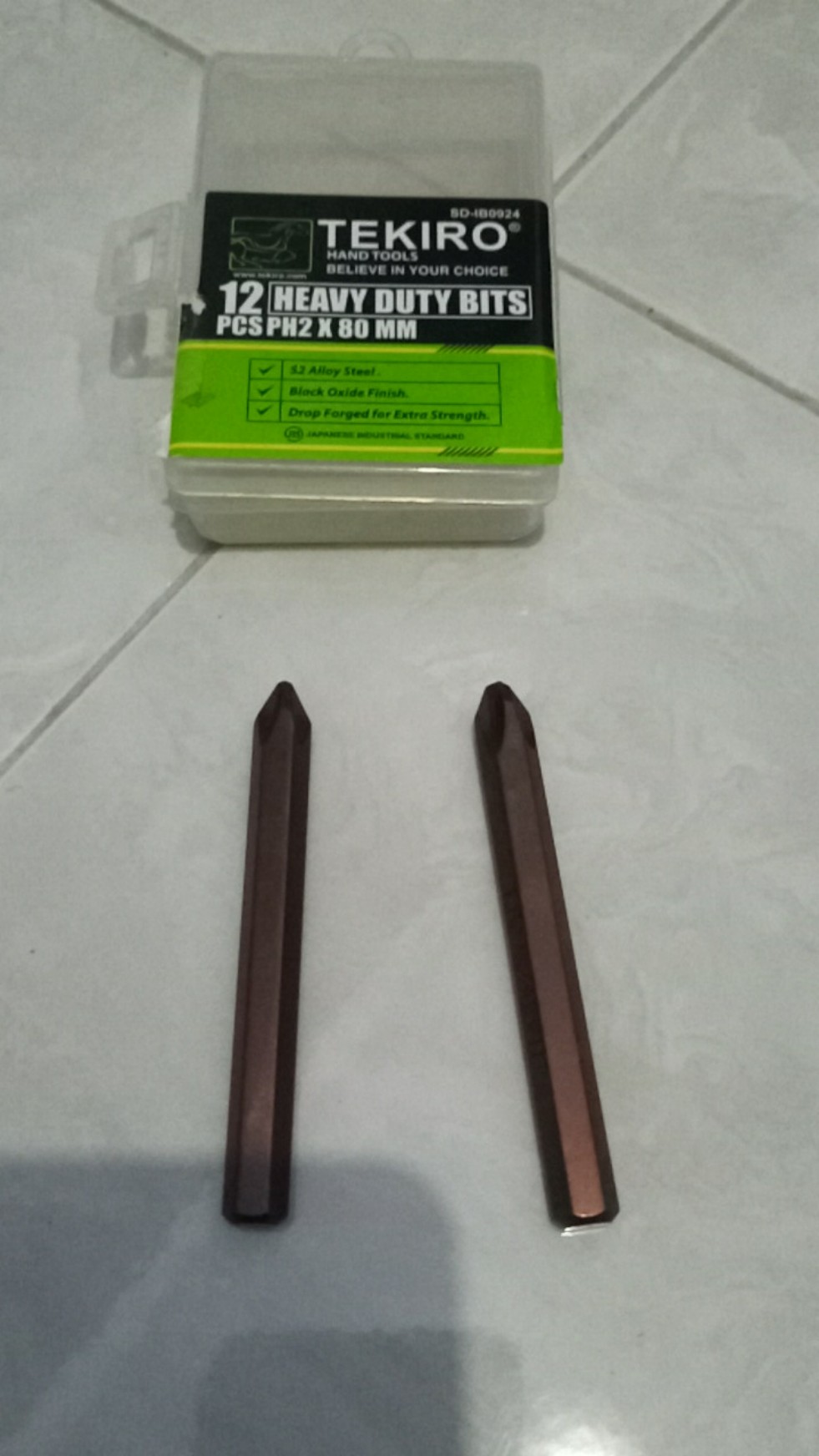 Mata Obeng Ketok Plus Tekiro Ph 3 X 80mm Mata Obeng Ketok + Ph3 X 80mm Tekiro