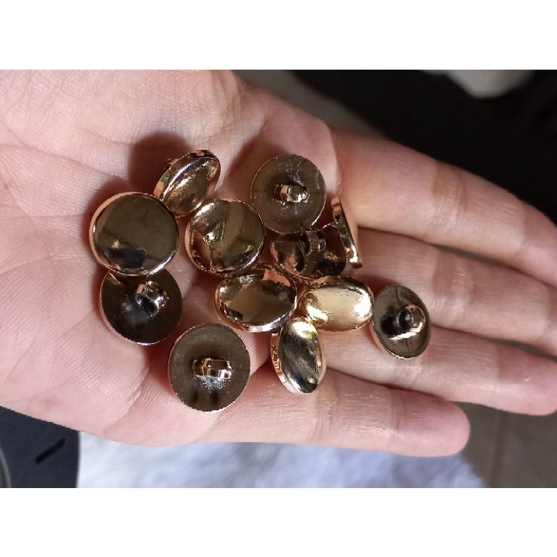 kancing jamur emas gold