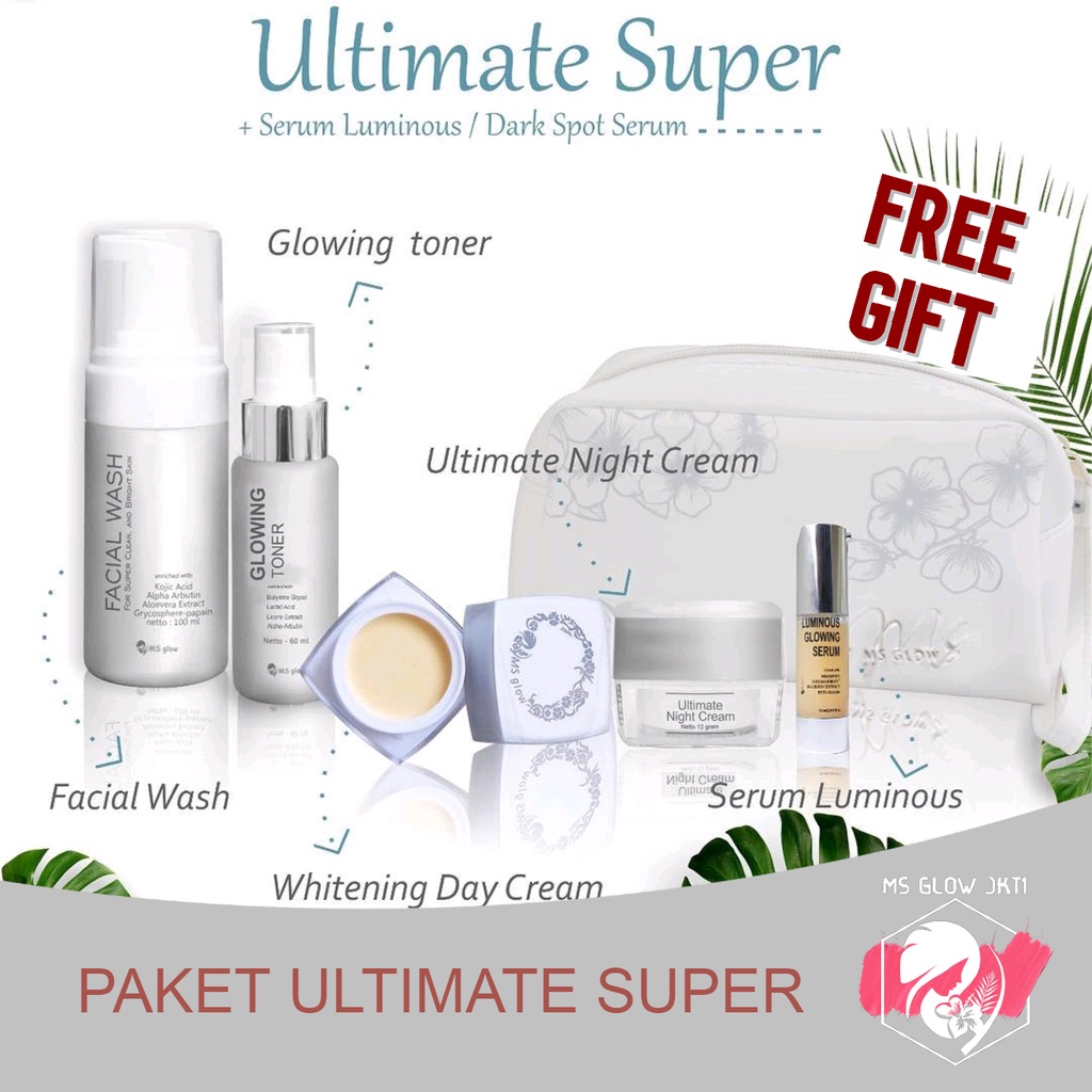 Paket Wajah Ultimate Super MS Glow Original