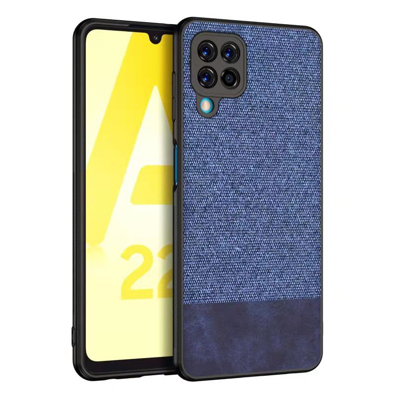 Samsung A13 A23 5G 4G A72 A22 A32 Soft Case Fabric Denim