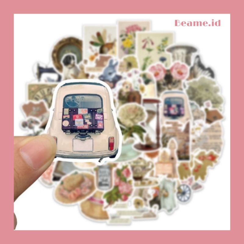 

Stiker Aesthetic Retro Tahan Air Tumblr Boju