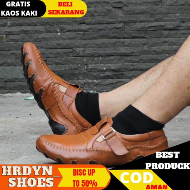 EIGTH - Sepatu Formal Casual Pria - Kete Black