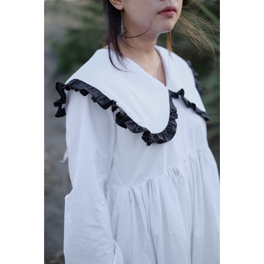 Awan Dress White