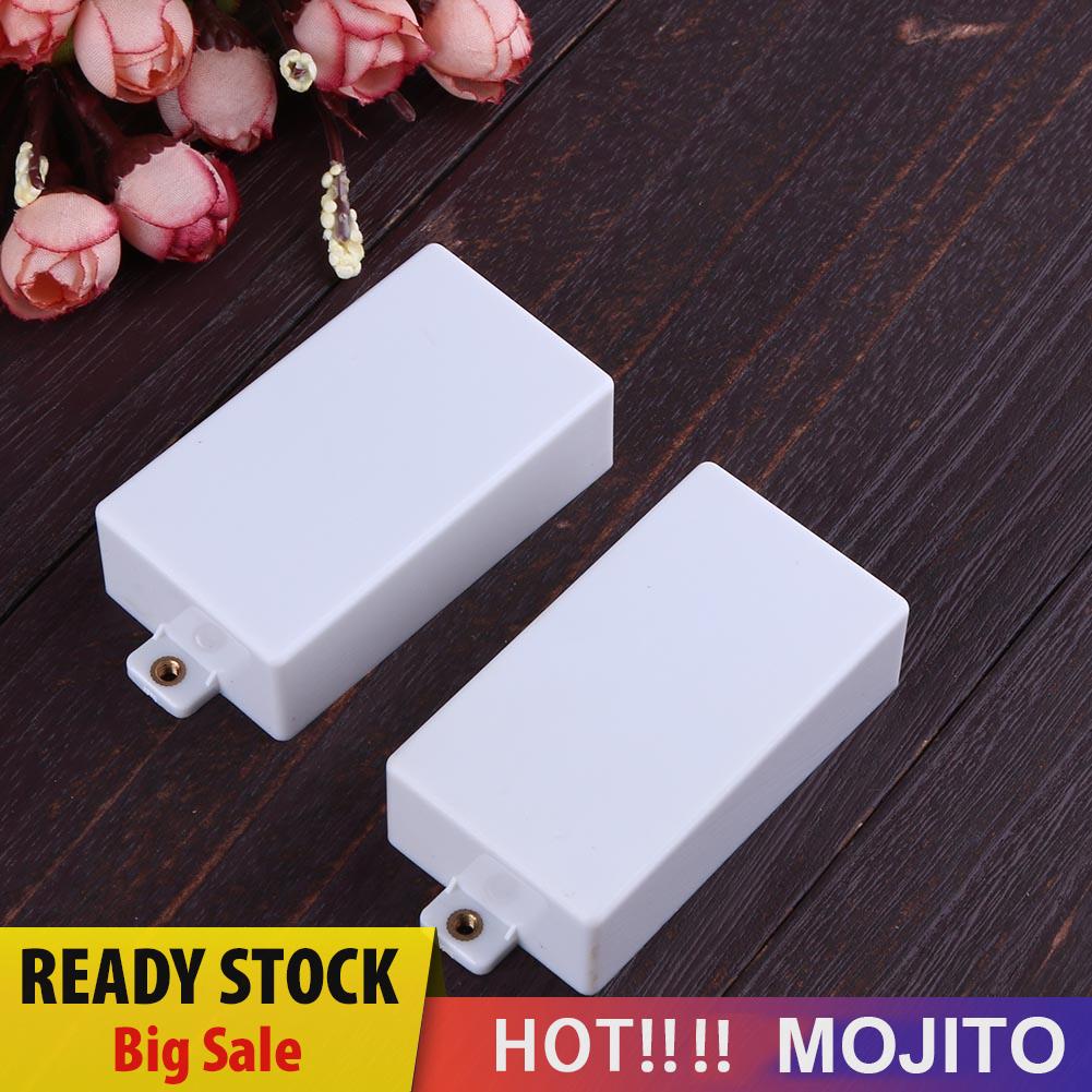 2pcs Cover Pickup Humbucker Coil Ganda Bahan Plastik Untuk Gitar