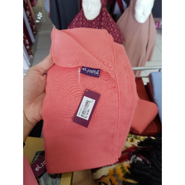 Elzatta Keisha Sadia Jilbab Kerudung Segiempat Polos Bahan Polycotton size 110x110cm-213