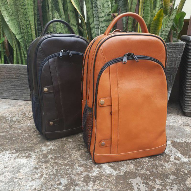 ransel pria kulit asli