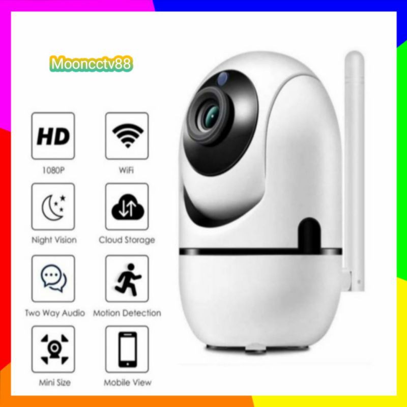 Cctv Ip Camera Wifi 5Mp Auto Tracking Wireless YCC365 Security Home Network Night Vision