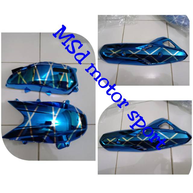 Variasi vario 125 lama old cover cvt Vario 125 + tutup knalpot Vario 125 + cover filter vario 125