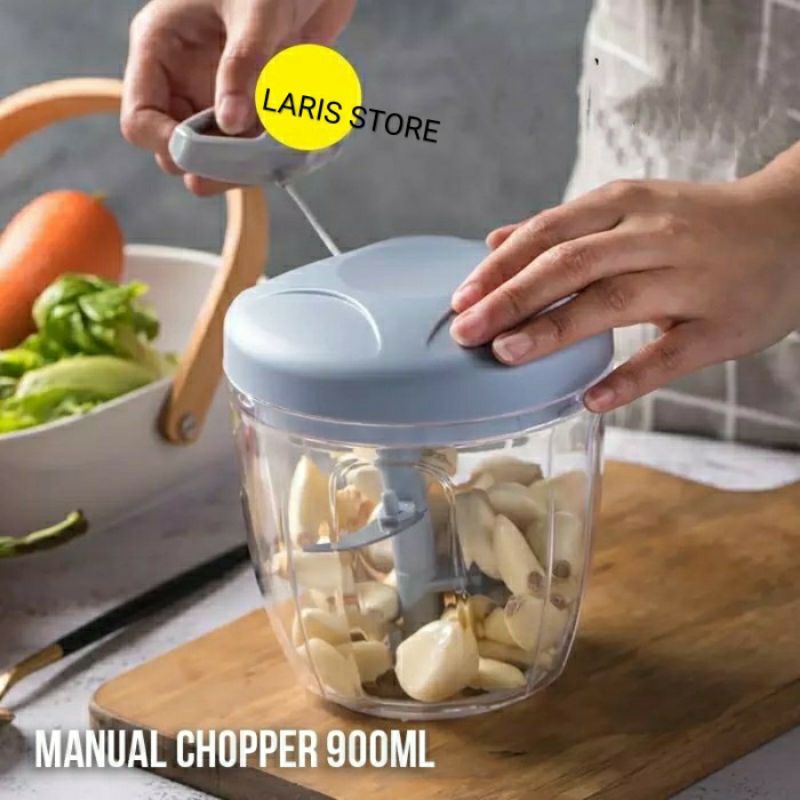 CHOPPER TARIK BLENDER MANUAL MATA PISAU 5 900ML BESAR / GRINDER SPEEDY CHOPER PEMOTONG MANUAL