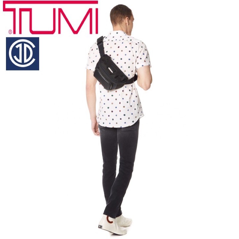 Waistbag Tumi Alba bravo grade original waist bag tumi pria tas selempang pria tumi