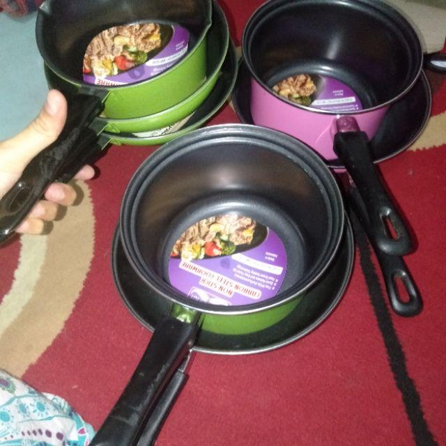 Milkpan Born Chef (saucepan) Warna Set 16+23cm