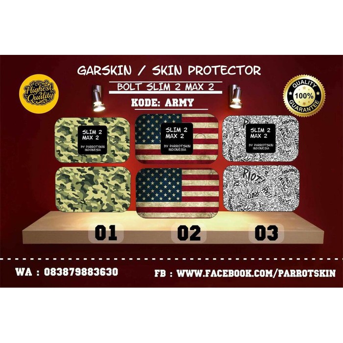 Garskin Mifi XL go , bolt slim 2, max 2 . bisa custon