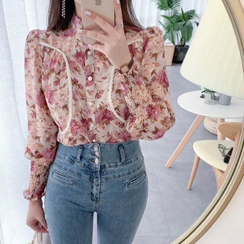 CLOTHINGICON BLOUSE MELLA MELA FLOWER BUNGA IMPORT