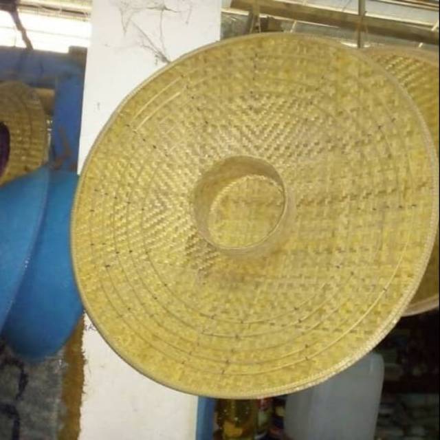 Topi caping petani LEBAR super, diameter 70-80 cm. Ter murah
