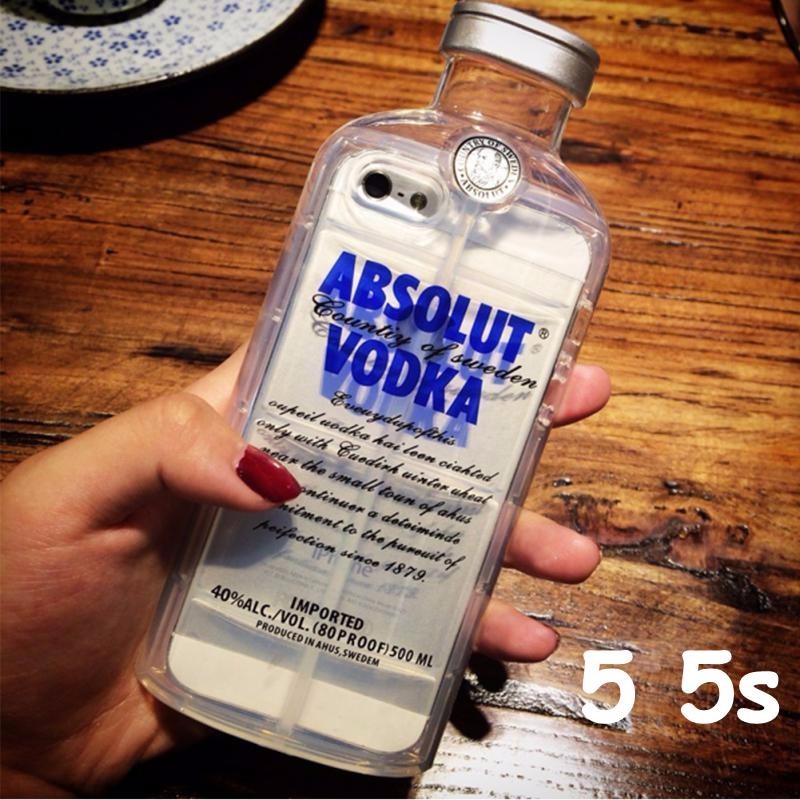 CASING HP - SOFT SILICONE ABSOLUT VODKA BLUE CASE CASING FOR IPHONE 5 5S | Terlaris