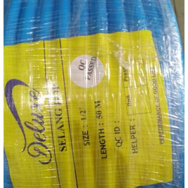 Selang dop 1/2&quot; 50M / Selang air / Selang elastis warna plastik karet/Selang Air Dop Doff Elastis /SELANG KEBUN TAMAN PERAIRAN BERKUALITAS