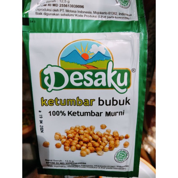 

ketumbar bubuk desaku sachet