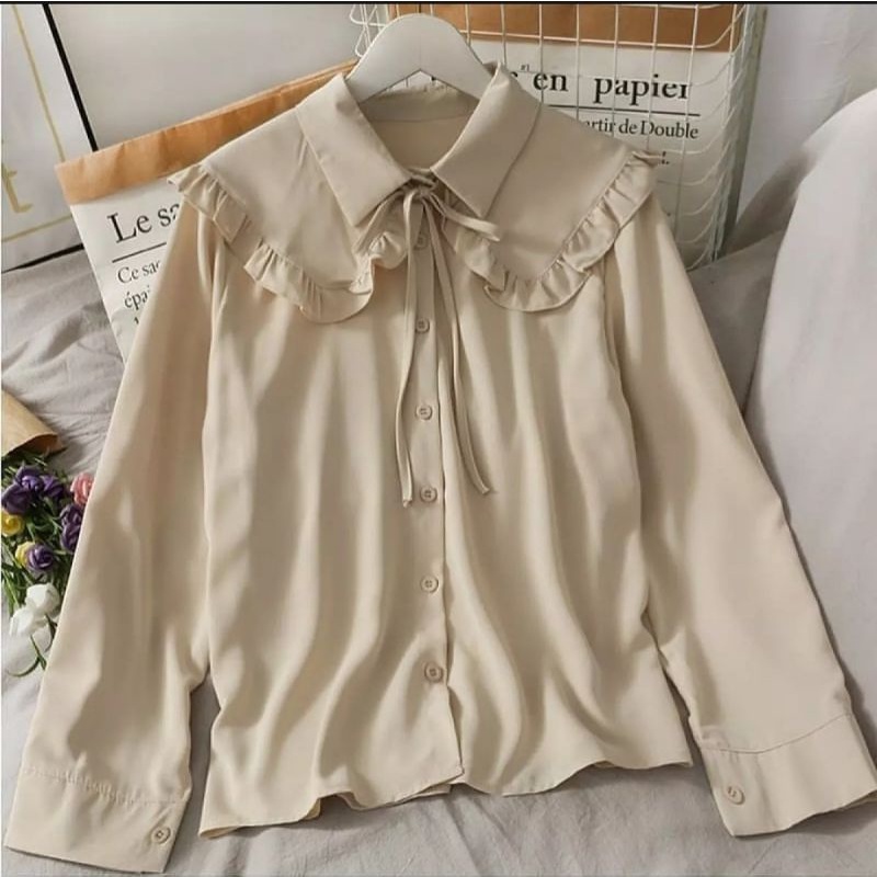 JENI TOP BLOUSE WOLLYCREPE