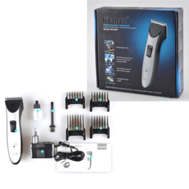 Kemei KM-3909 Hair Clipper Alat Mesin Cukur Rambut