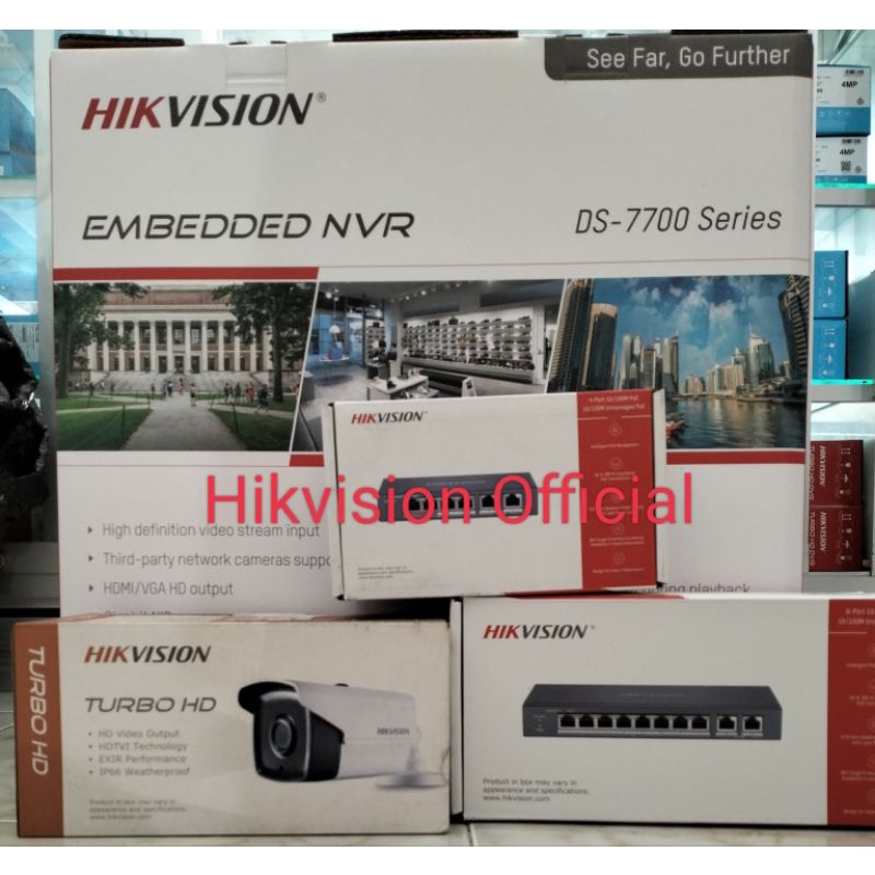 Paket 8 IP Camera Hikvision