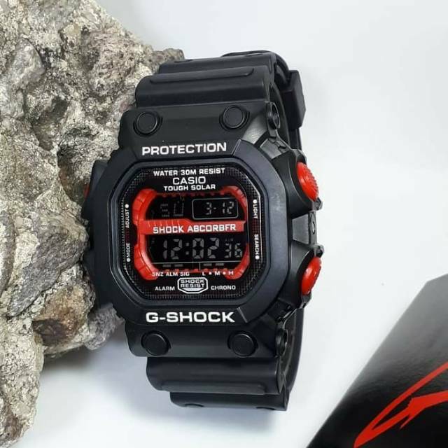 Jam Tangan Pria Casio Gshock Water Resist Berenang s/d Mandi - Hitam Gold