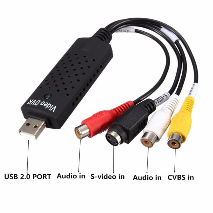 Konektor Usb to Av RCA / Easy Capture USB 2.0 To DVR 1 Channel Android