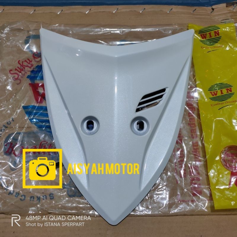 Cover Dasi Tameng Kecil Honda Vario 110 CW Putih Warna Putih