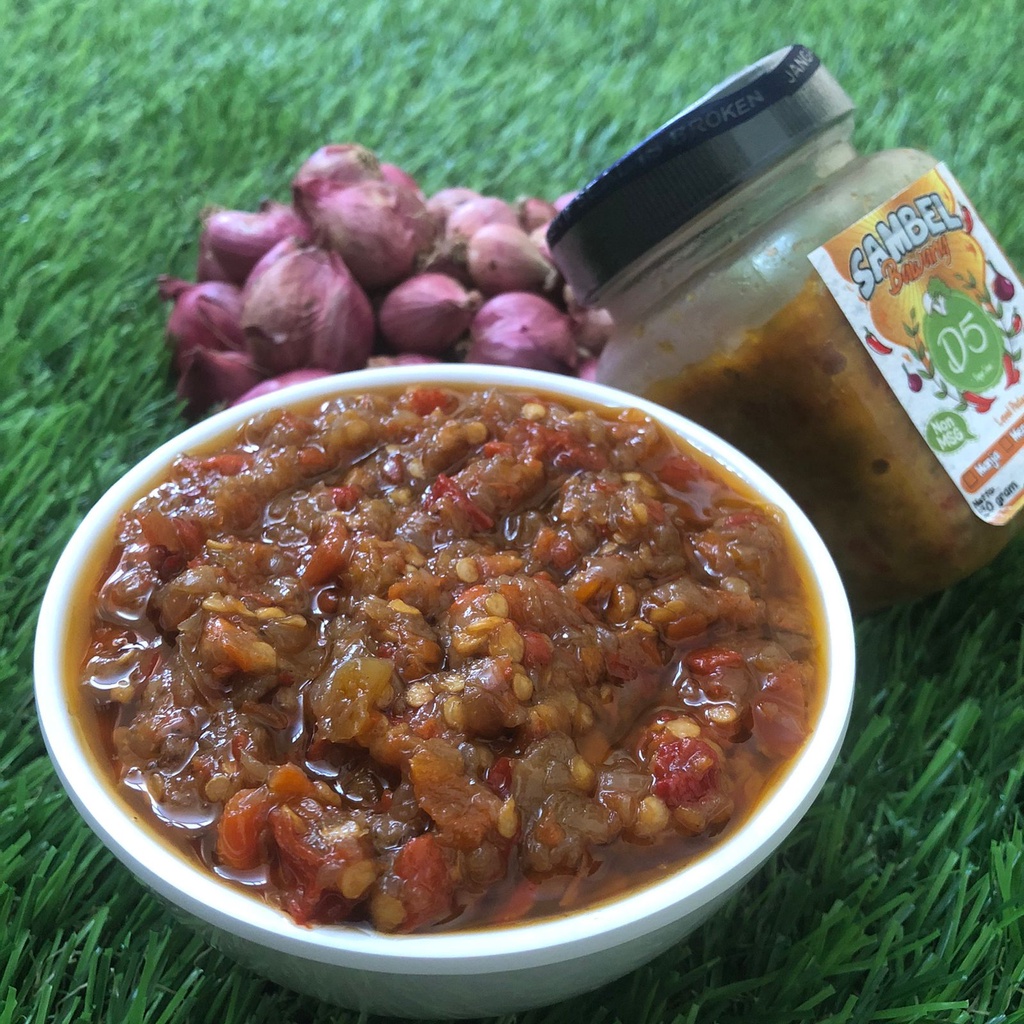 

Sambal bawang Non MSG/Non pengawet d5organik sambel pedas enak